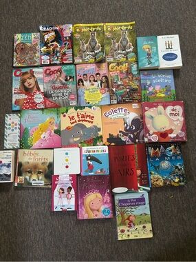 Lot of French Children's Books & Magazines Cool! Explorateurs Princess Francais